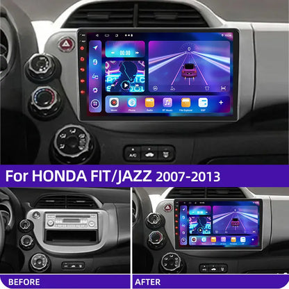 Car radio Honda Fit Jazz 2008-2013 10" Android 12 Double Din