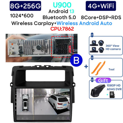 Autoradio Android da 7" per Renault Trafic 2, Nissan e Opel Vivaro