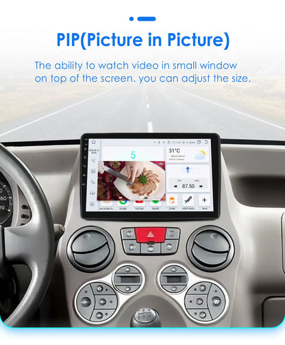 Autoradio GPS Android CarPlay da 9" per Fiat Panda 2003-2012