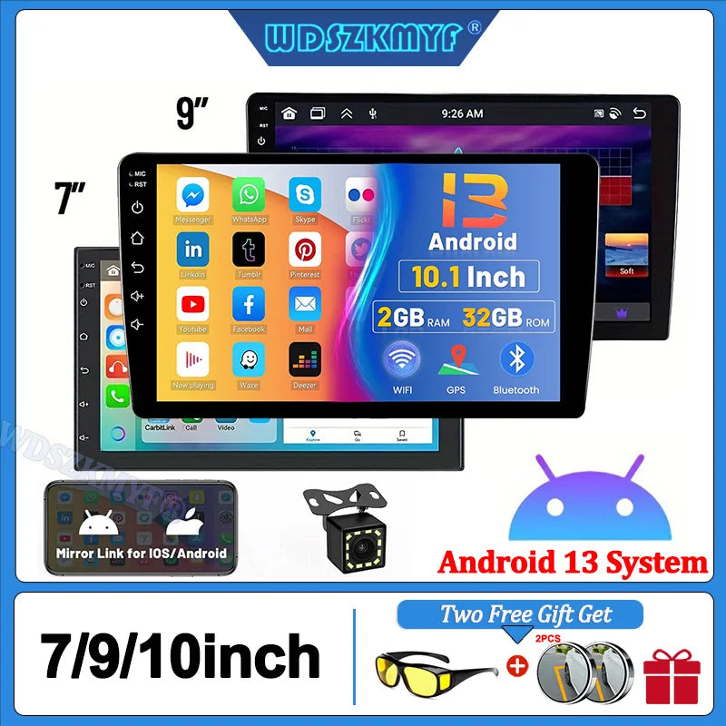 Autoradio Android 2 Din 7/9/10" con GPS AutoRadioCanario