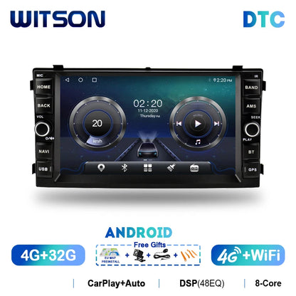 Car radio 7" Android Double Din for Kia Ceed 2007–2009