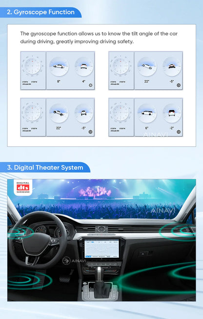Autoradio Android 13 2DIN da 9" per Volkswagen Polo, T-Cross, T-Roc, Passat B8, Jetta MK7