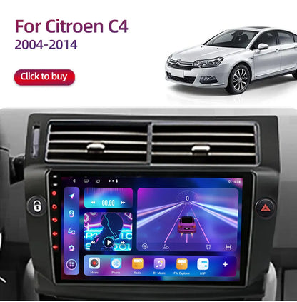 12" 2DIN Android GPS Radio DSP Carplay per Citroen C4 2004-2014