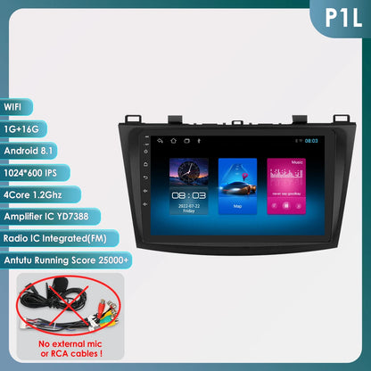 Android 9" Double Din car radio for Mazda 3 2010-2013
