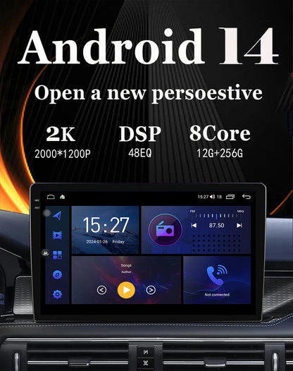 Autoradio Android 9" 1 Din para Renault Latitude/Laguna