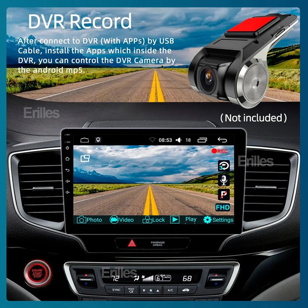 Autoradio Android da 9" per Mercedes Classe C W203