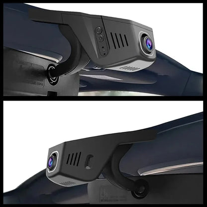 Telecamera DVR per auto WiFi 4K, controllo APP e monitor di parcheggio