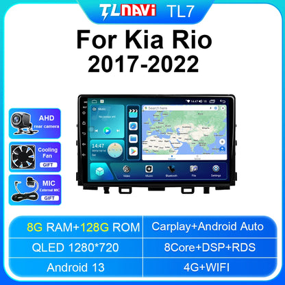 Autoradio stereo Android Auto da 9" per Kia Rio 2017-2022