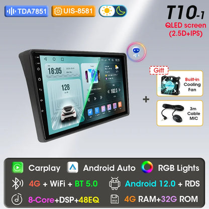 Autoradio 9" 2DIN Android per Fiat Ducato 2006-2022