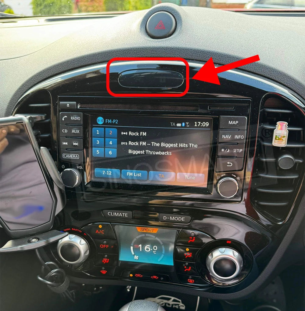 GPS Radio 9" Nissan Juke 2010-2019 DSP 8-Core