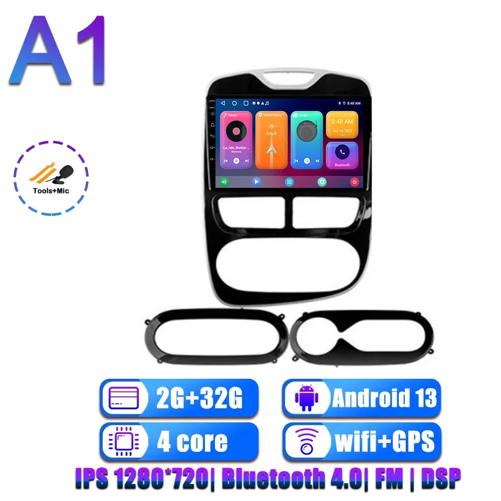 Touchscreen 2 Din da 10" per Renault Clio 4 2012-2016
