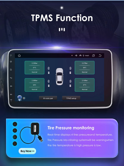 Autoradio 10.1" 1DIN Android Auto con GPS Universal AutoRadioCanario