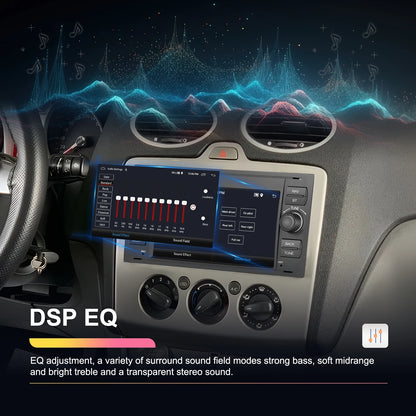 Autoradio 7" Double Din per Ford Kuga 2008-2011 - CarPlay, Android Auto, GPS e riproduzione multimediale