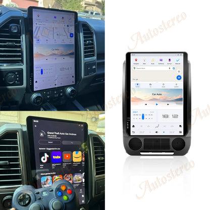 Tesla Style Car Radio 14.4" 2 Din Ford F150 2015-2021