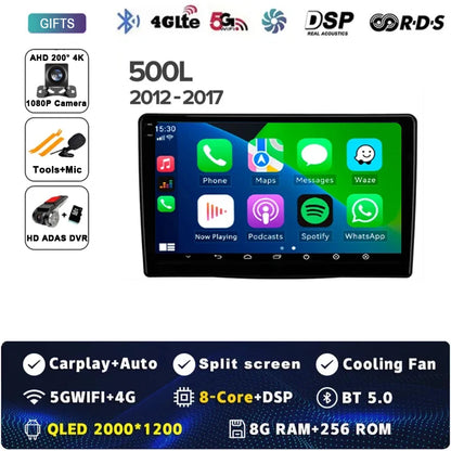 10.1" 2DIN Car Stereo for Fiat 500L/Egea/Doblo 2012-2017