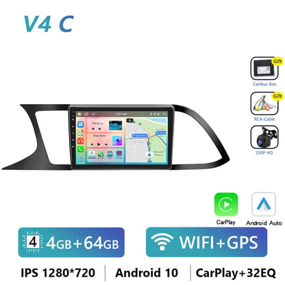 9" CarPlay Android Auto Radio for Seat Leon 2012-2020