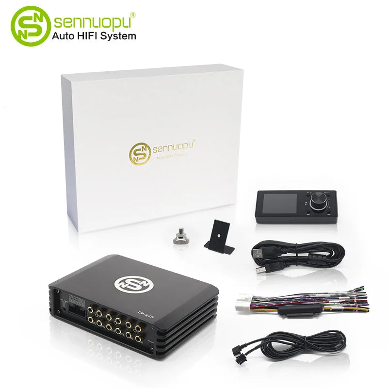 Amplificatore DSP a 4 canali e 8 canali con telecomando LCD