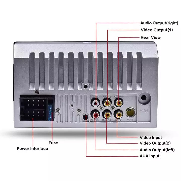 7018B Autoradio 7" 2Din Multifuncional AutoRadioCanario