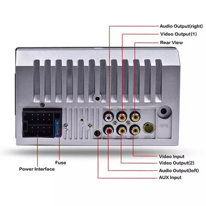 7018B Autoradio 7" 2Din Multifuncional AutoRadioCanario