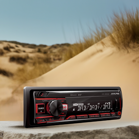Autoradio Alpine UTE-204DAB, DAB, USB, Bluetooth