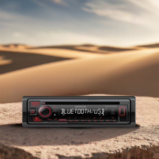JVC Bluetooth radio with CD, USB and smartphone control