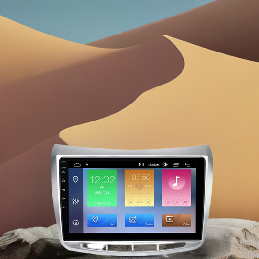 Autoradio 9" 1DIN Android 14 para Lancia Delta 2009-2019