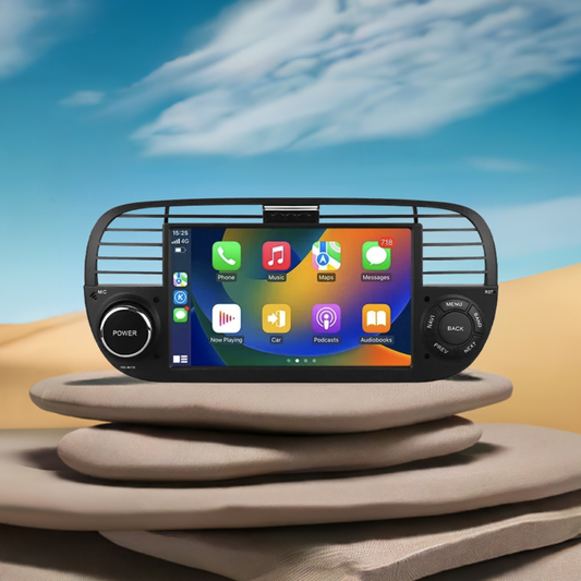 7 Inch 7862 AI 2din Android 13 Car Radio for Fiat 500 2007-2014 with GPS, CarPlay and 4G