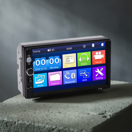 2 Din 7" Multimedia car radio with Bluetooth
