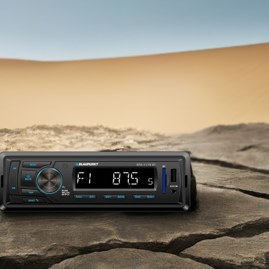 1-DIN 9" Bluetooth Radio with USB and RDS Black