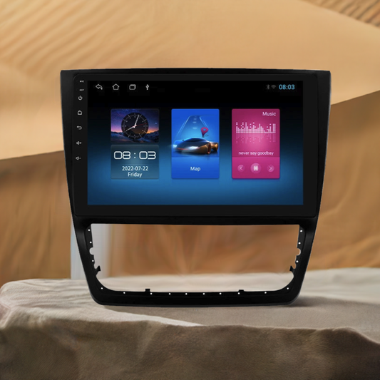 Autoradio 10.1" 2 Din para Skoda Yeti 2009-2014 con CarPlay y Android Auto