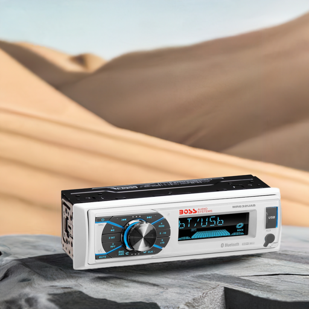 Autoradio 1 DIN 50W Boss MR632UAB Bluetooth Blanca