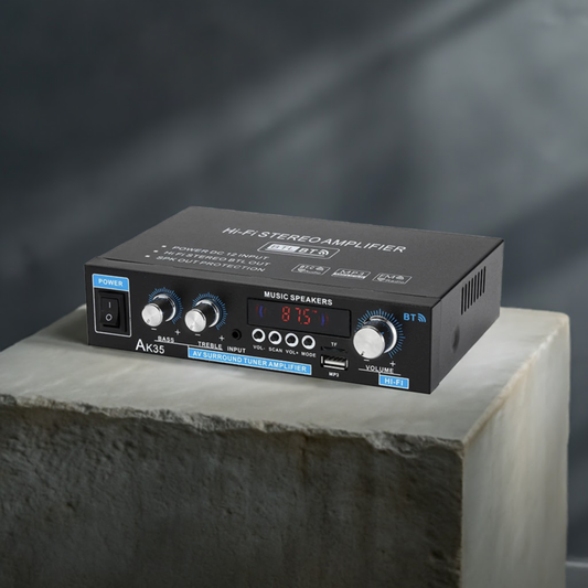 Amplificatore HiFi 800W, Bluetooth 5.0, 2 canali, per casa e auto