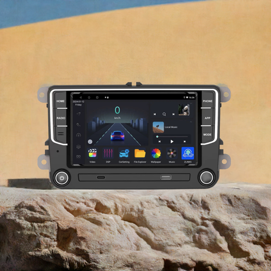 Wireless Carplay Android auto For VW Caddy 2005-2020 4-64GB Android 13 Stereo Car Radio GPS WIFI BT