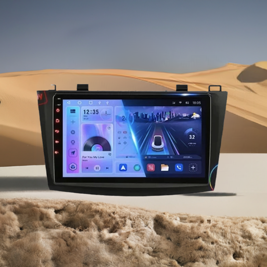 Stereo Mazda 3 2009-2013, 9" Android 12 Double Din, GPS Navigation