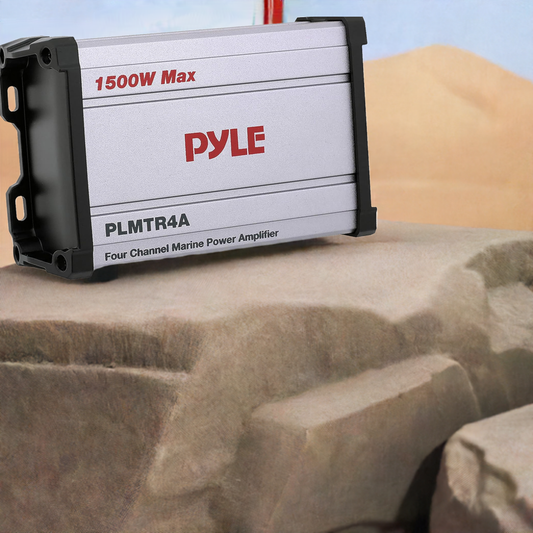 Amplificatore marino impermeabile Pyle a 4 canali da 1500 W