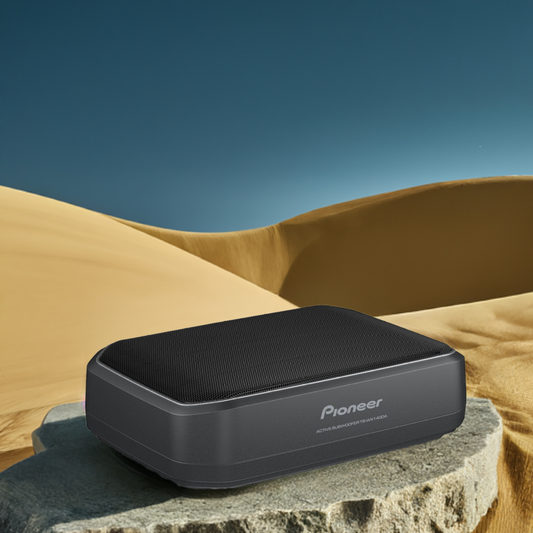 Pioneer TS-WX140DA - Amplificatore subwoofer attivo di classe D con controllo digitale dei bassi. Bassi PROFONI, naturali e DINAMICI (170 W)