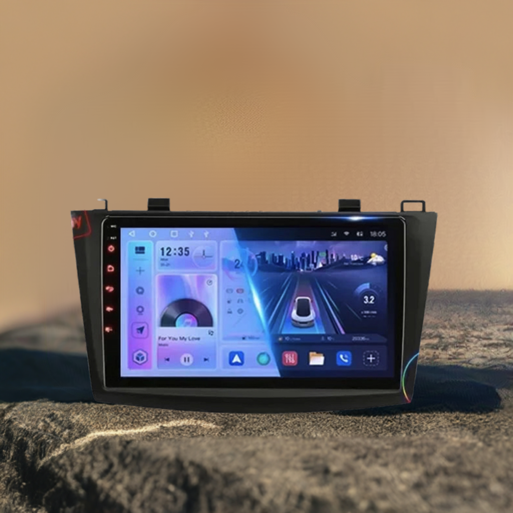 Stereo Mazda 3 2009-2013, 9" Android 12 Double Din, GPS Navigation
