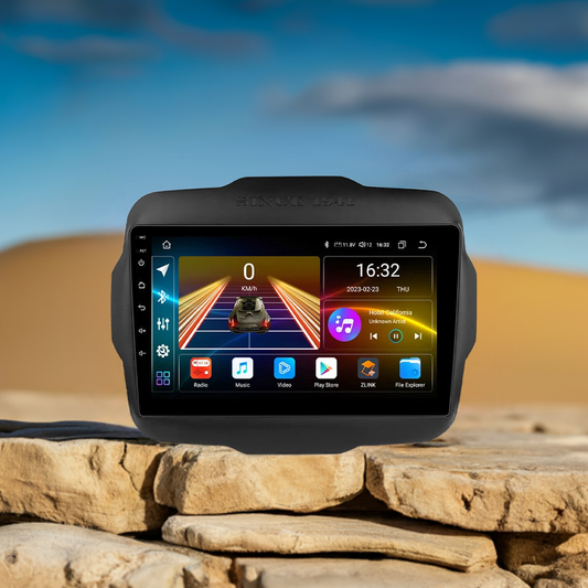 Autoradio 2DIN da 9" con Android 13 per Jeep Renegade 2016-2020