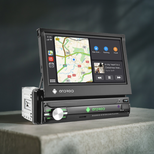Hikity 7" Retractable Car Stereo