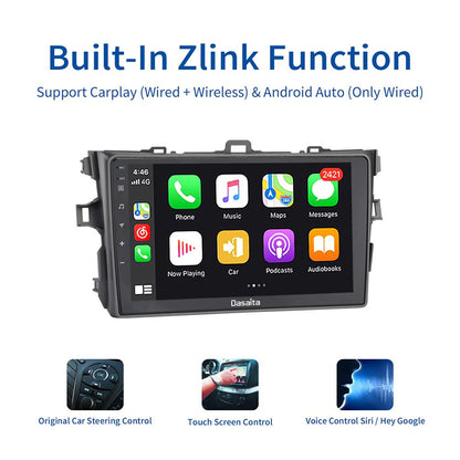 Dasaita MAX11 9" Autoradio per Toyota Corolla 2007-2013 con CarPlay e Android Auto 