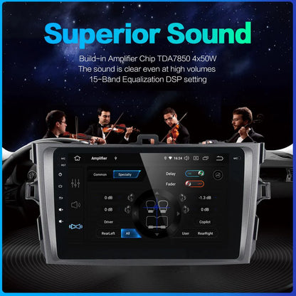 Dasaita MAX11 9" Autoradio per Toyota Corolla 2007-2013 con CarPlay e Android Auto 