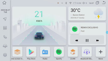 Peugeot 407: Autoradio 9.7" Android 13